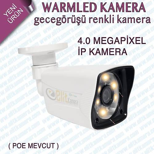 Elitcam 2161-WP 4.0 M.pixel p Kamera Gecegr Renkli n Ikl Poe Mevcut