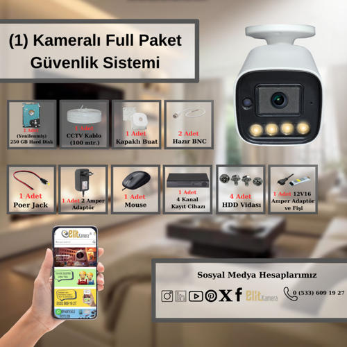 Mp Zbr Gecegr Renkli 5.0 Megapixel Lensli ( 1 ) Kameral 1080p Full Hd Set