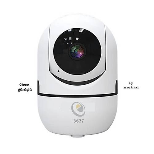 Eltcam 3637-360 Derece Kablosuz Wifi Bakc ve Bebek Kameras