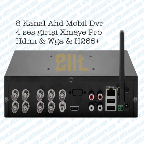 Elitcam 1206 8 Kanal Ahd Mobil Dvr ( xmeye )