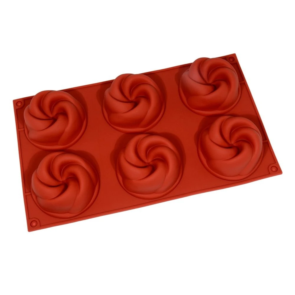 Silikon Spiral Pasta Kalıbı (6 Porsiyon)