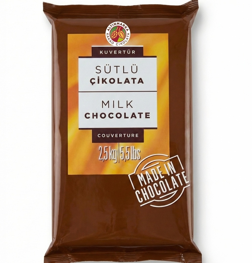 ALT70 Sütlü Kuvertür Çikolata 2.5 Kg