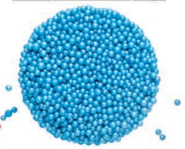 Dr Gusto Mavı Boncuk Şeker 1Kg 2 mm