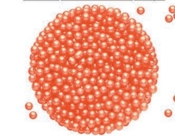 Dr Gusto turuncu Boncuk Şeker 1Kg 2 mm