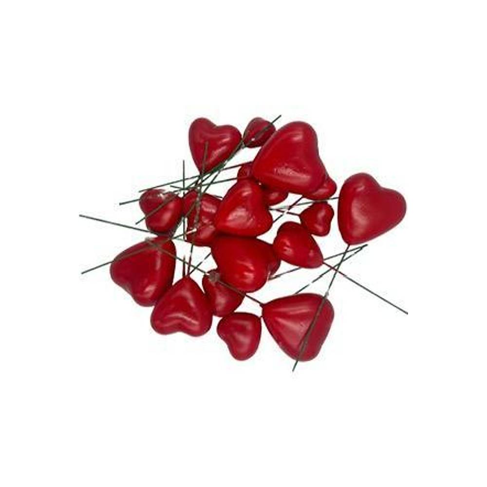 Kalp Pasta Süsü Kırmızı 20li