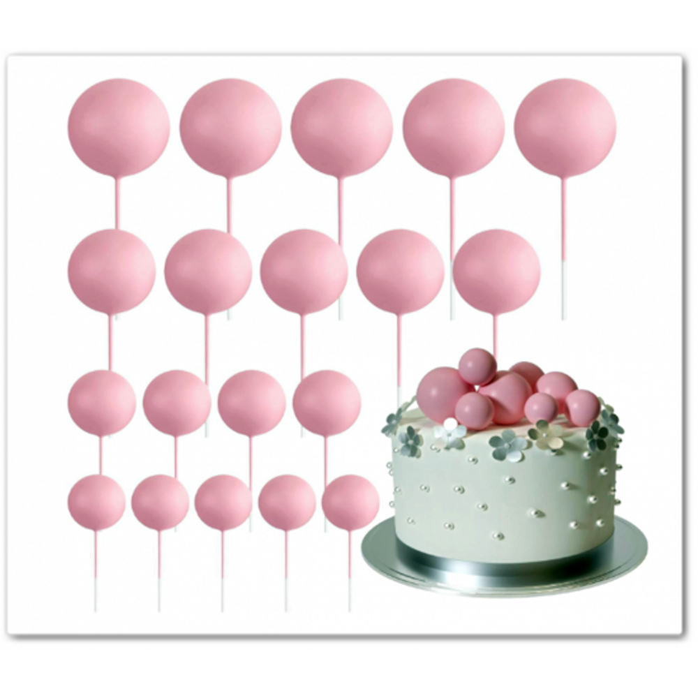 Top Pasta Süsü Pembe 20li
