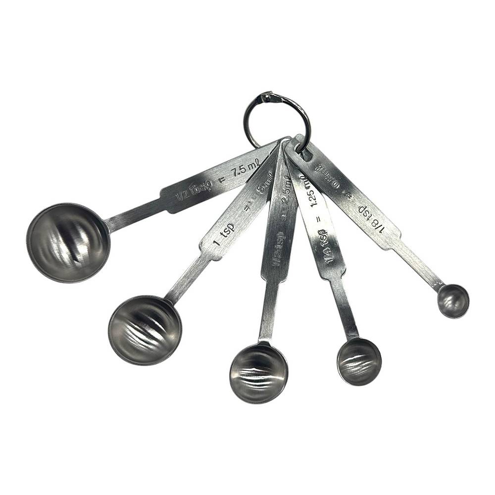 Metal 5li Ölçü Kaşığı