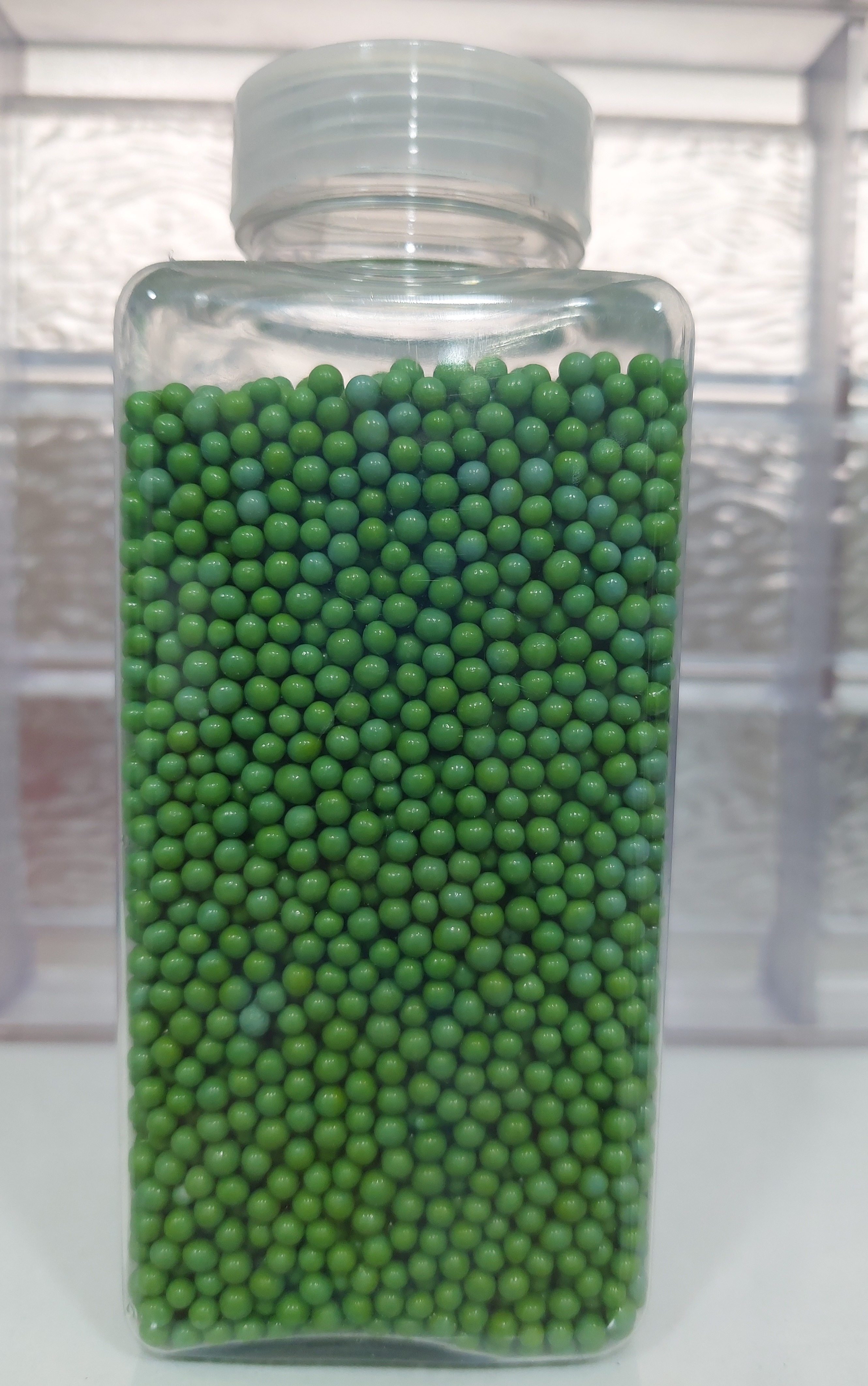 yeşil 2 mm Boncuk Sprinkles 250 gr