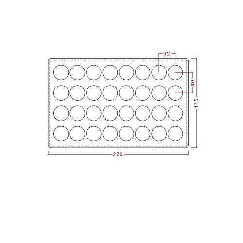 Bonbon Mould – Smooth Dome (13g) No: 539