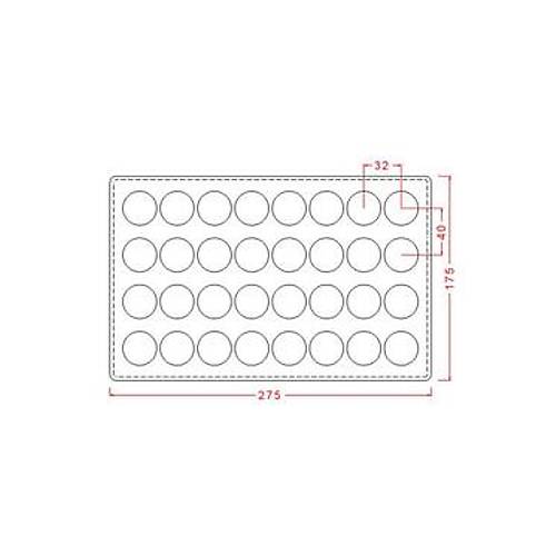 Praline Mould  Smooth Dome (13g) No: 539