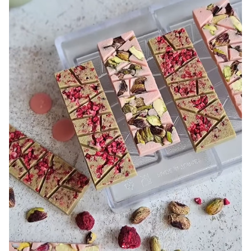 Break Up Bar With Texture Chocolate Mould No: 472