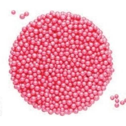 Pembe 2 mm Boncuk Sprinkles 250 gr