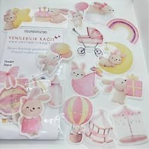 Yenilebilir Kat Hazr Kesilmi Baby Girl Tema