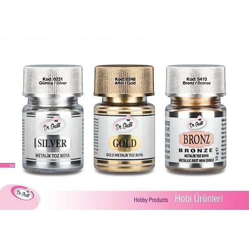 Dr Gusto Metalik Toz Dekor Boya Export (10 gr)