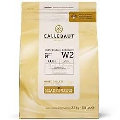 Callebaut Beyaz W2 Pul ikolata 2,5kg