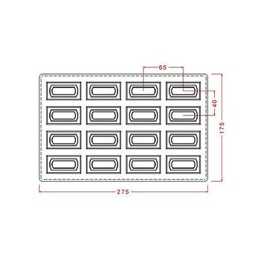 Jumbo Pralines Mould No: 189