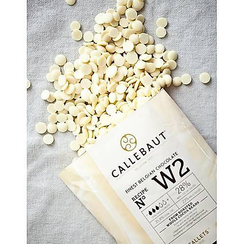 Callebaut Beyaz W2 Pul ikolata 1kg. (Blnm)