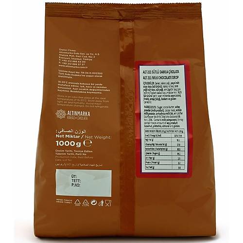 ALT211 S�tl� Damla �ikolata 1Kg