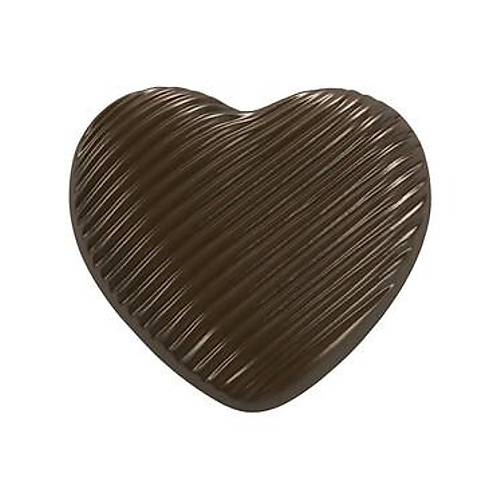 Heart with Lines Mould No: 444
