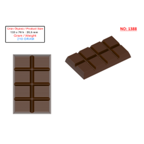 210 Gr. Dubai Chocolate Bar - 1388