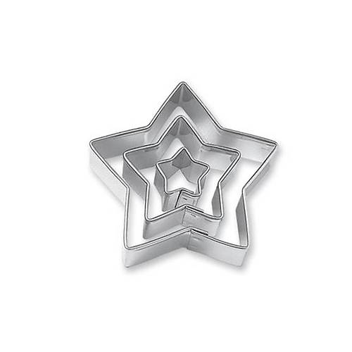 Metal Y�ld�z Kopat Set 3 Boy