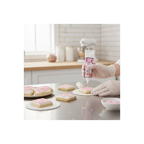 Glaz�r T�p Pembe 40 Gr � Pasta ve Kurabiye Dekor Glaze