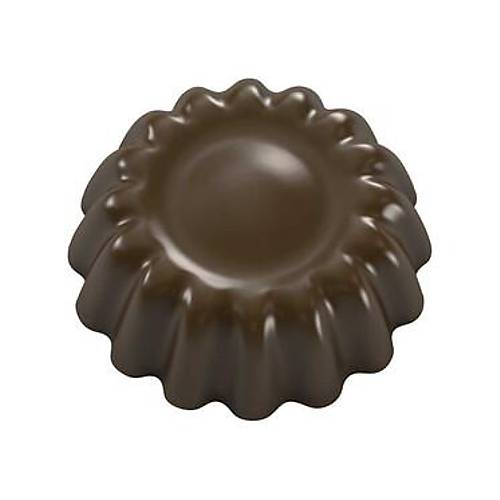 Round Floral Praline Mould No: 56