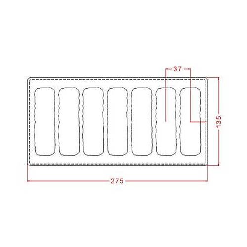 Textured  Bar Chocolate  Mould   No: 650