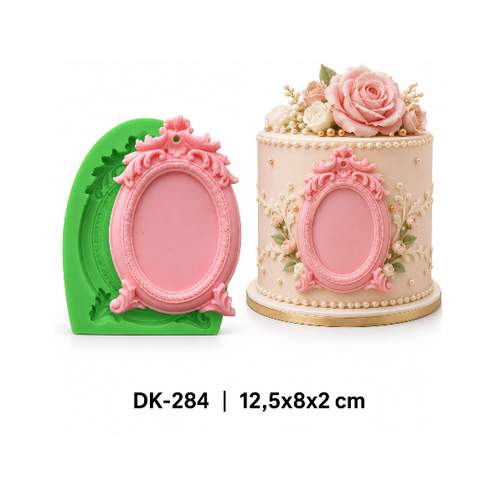 Klasik Oval �er�eve Silikon Kal�b� - DK-284