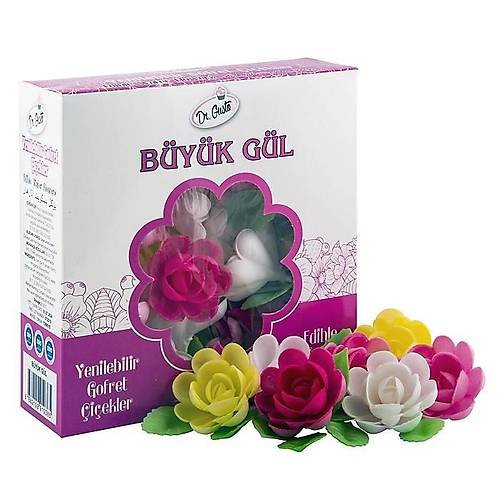 Dr.Gusto Gofret B�y�k G�l 25 G�l 75 Yaprak