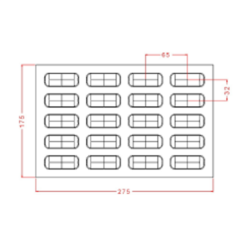 Finger Chocolate Mould No: 974
