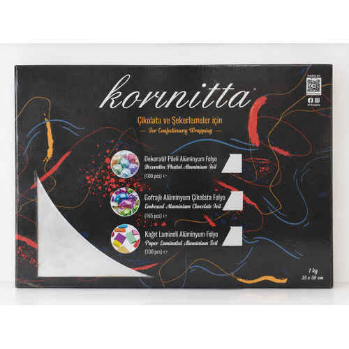 Al�minyum �ikolata Folyosu D�z g�m�� 1KG 35x50 CM 150 adet