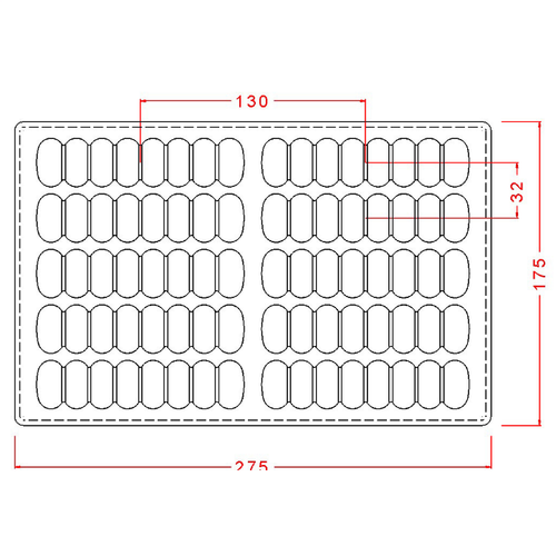 Bar Chocolate Mould No: 617