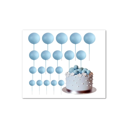 Top Pasta S�s� Mavi 20li