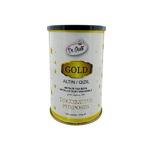 DR. GUSTO EXPORT GIDA DI�I METAL�K TOZ BOYA ALTIN - 500 GR