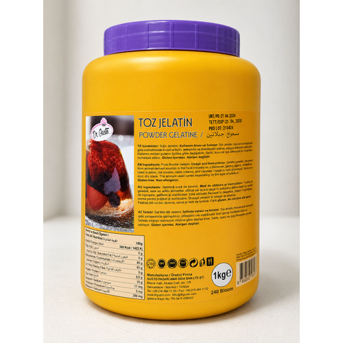 Dr. Gusto Toz Jelatin 1 Kg 240 Bloom