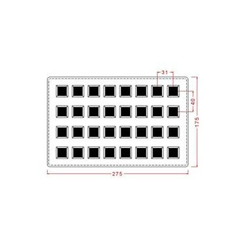 Square Praline Mould No: 578
