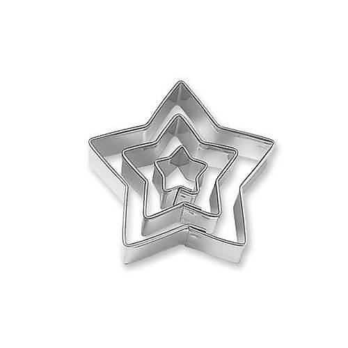 Metal Y�ld�z Kopat Set 3 Boy