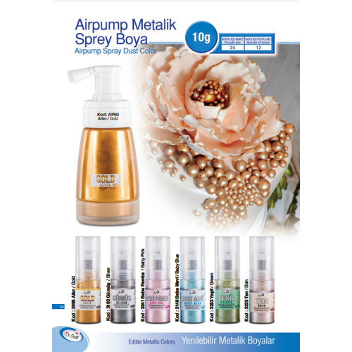 Airpump Metalik Sprey Boya 10g