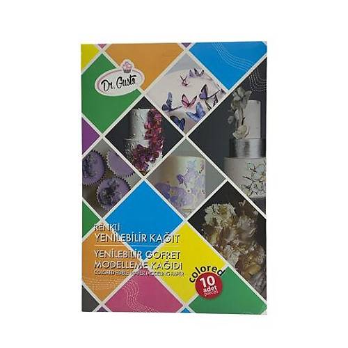 DR. GUSTO  GOFRET MODELLEME KAIT RENKL 10'LU