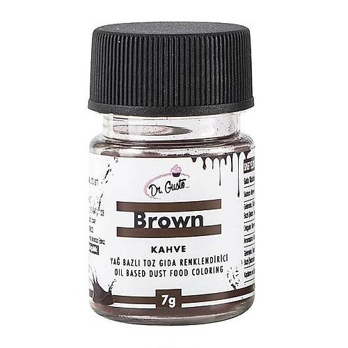Dr.Gusto Ya Bazl Toz Boya 7gr - Kahve
