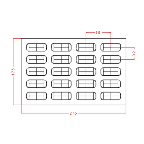 Finger Chocolate Mould No: 974