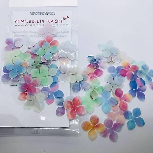 Yenilebilir Kat Kullanma Hazr Mini iekler