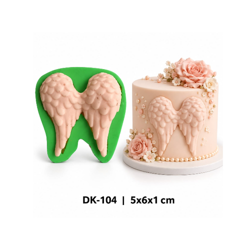 DK 104 � �ift Melek Kanad� Silikon Kal�b�