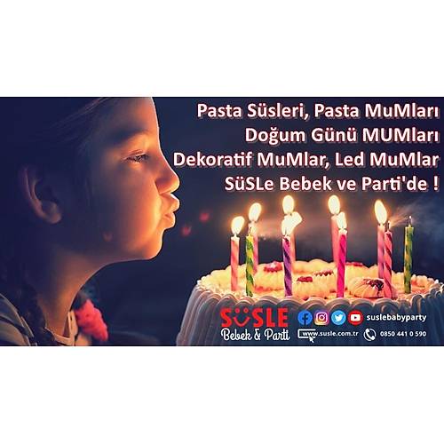 Pleksi Rakam Pasta S�s�, 12,5cm x 5cm - 1 Adet Alt�n