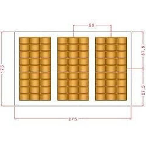 27-Piece- Break- Up Tablet Chocolate Mould No:1047