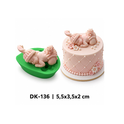 DK-136 Uyuyan Bebek Silikon Kal�b� - DK-136