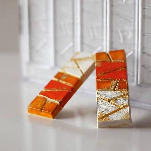 Break Up Bar With Texture Chocolate Mould No: 472