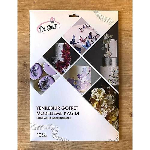 Dr Gusto Yenilebilir Gofret Modelleme Kad (10 ad)