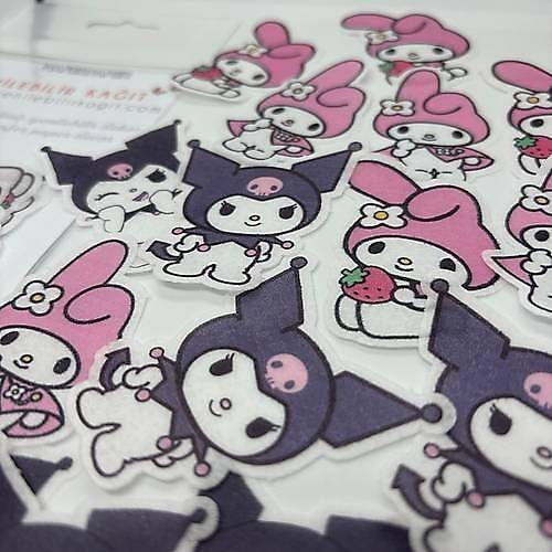 Yenilebilir Kat Hazr Kesilmi Kuromi Tema